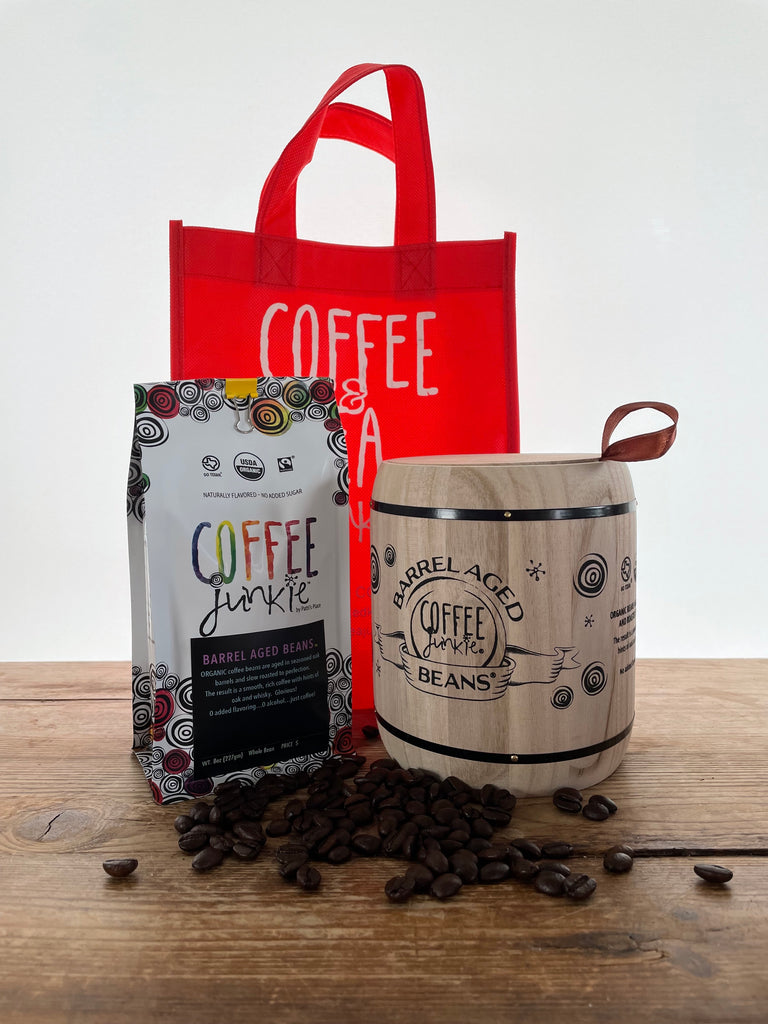 Barrel Aged Beans Gift Bag Coffee & Tea Junkie