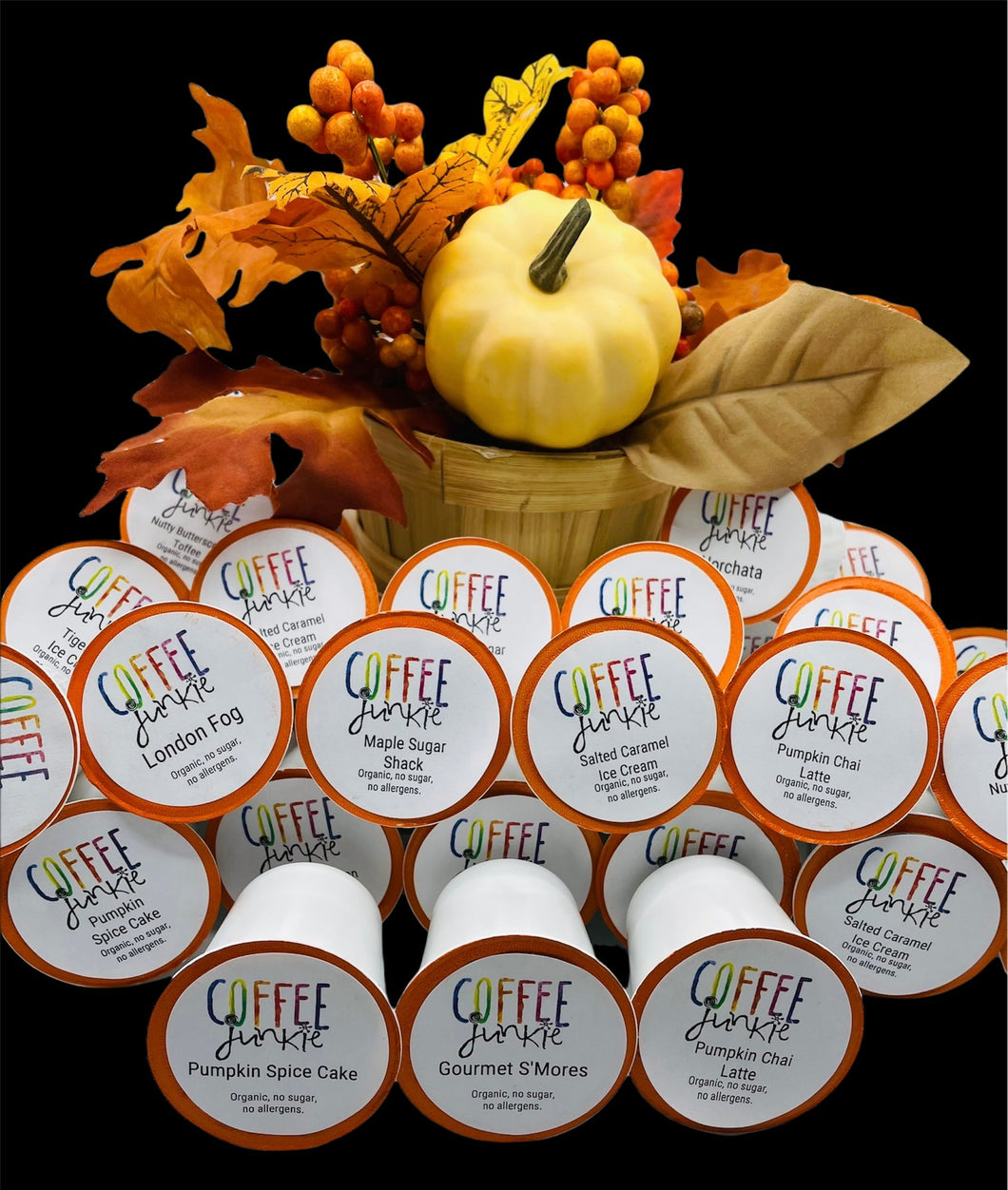 Fall Collection K cups- Swiss Water Decaf