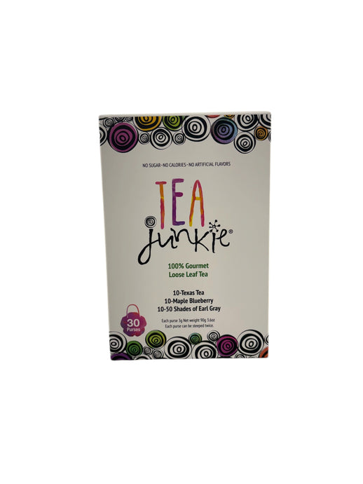Tea Purses-NEW-Texas Tea, Maple Blueberry, 50 Shades of Earl Gray- 30/Box